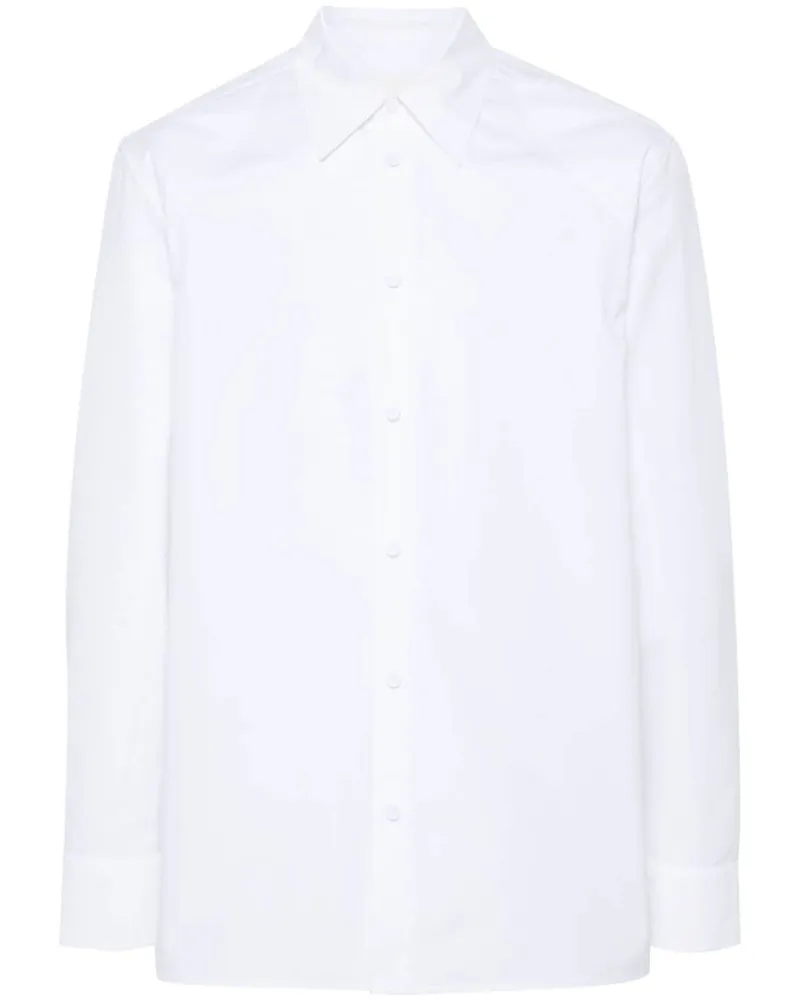 Jil Sander Hemd aus Bio-Baumwolle - Weiß Weiß