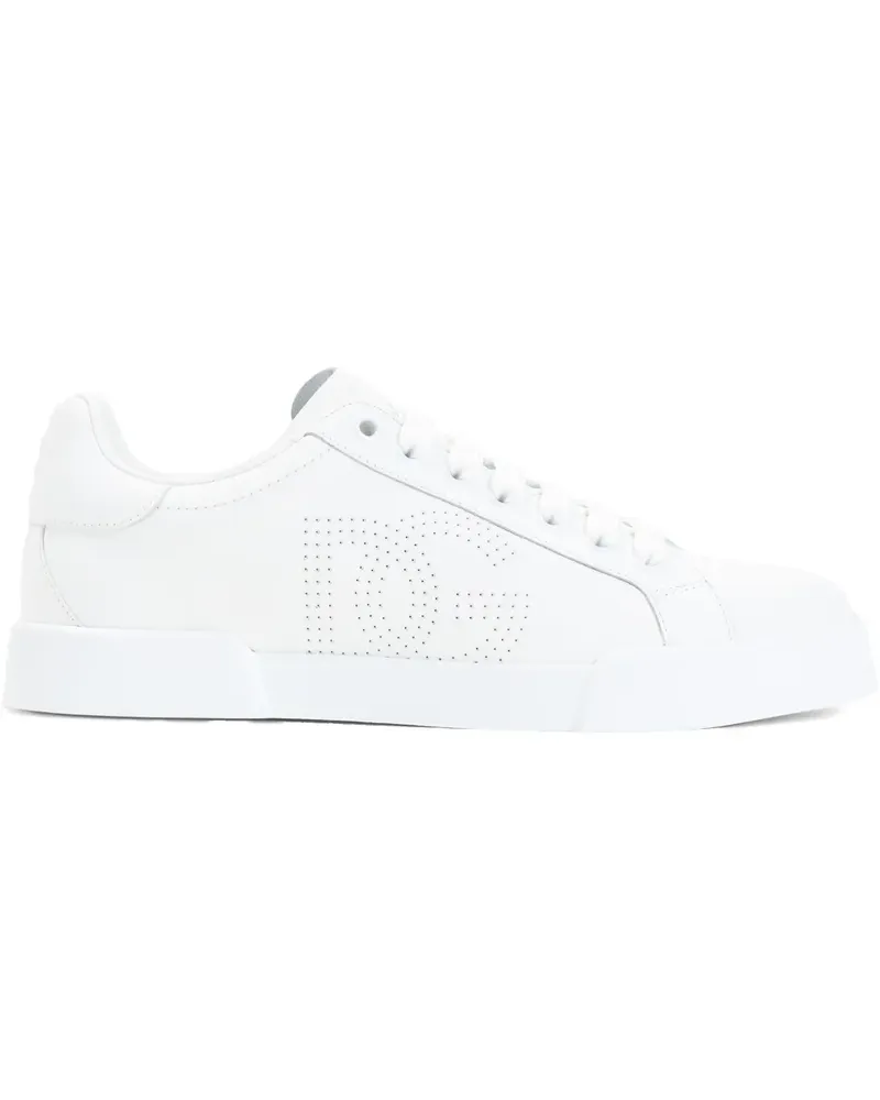 Dolce & Gabbana Sneakers aus Leder - Weiß Weiß