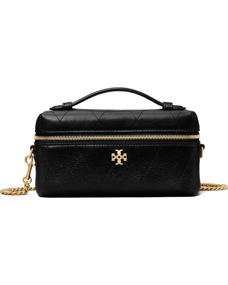 Tory Burch Charlie quilted vanity case - Schwarz Schwarz