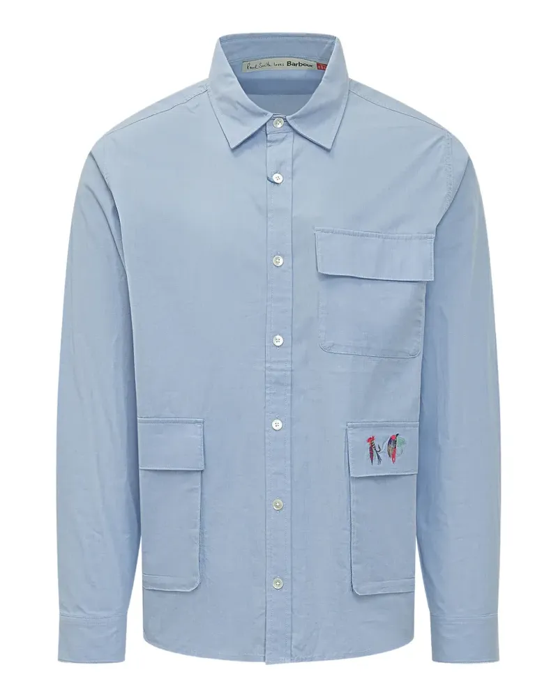 Barbour x Paul Smith Hemd mit Tasche - Blau Blau