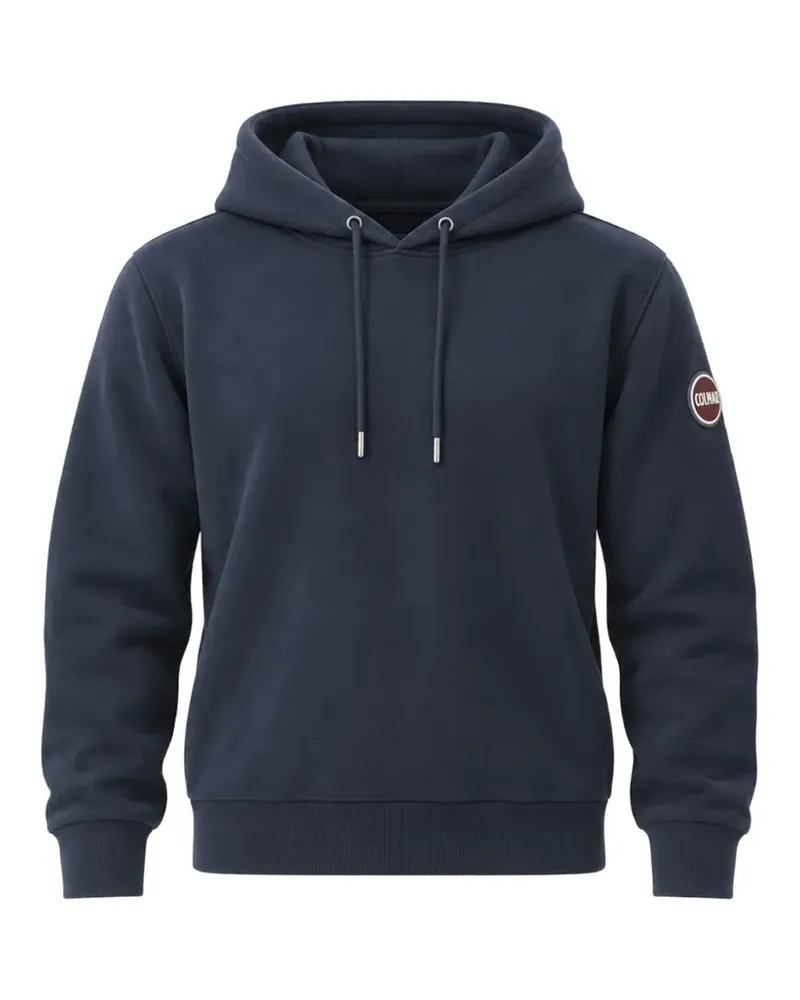 Colmar logo-patch drawstring hoodie - Blau Blau
