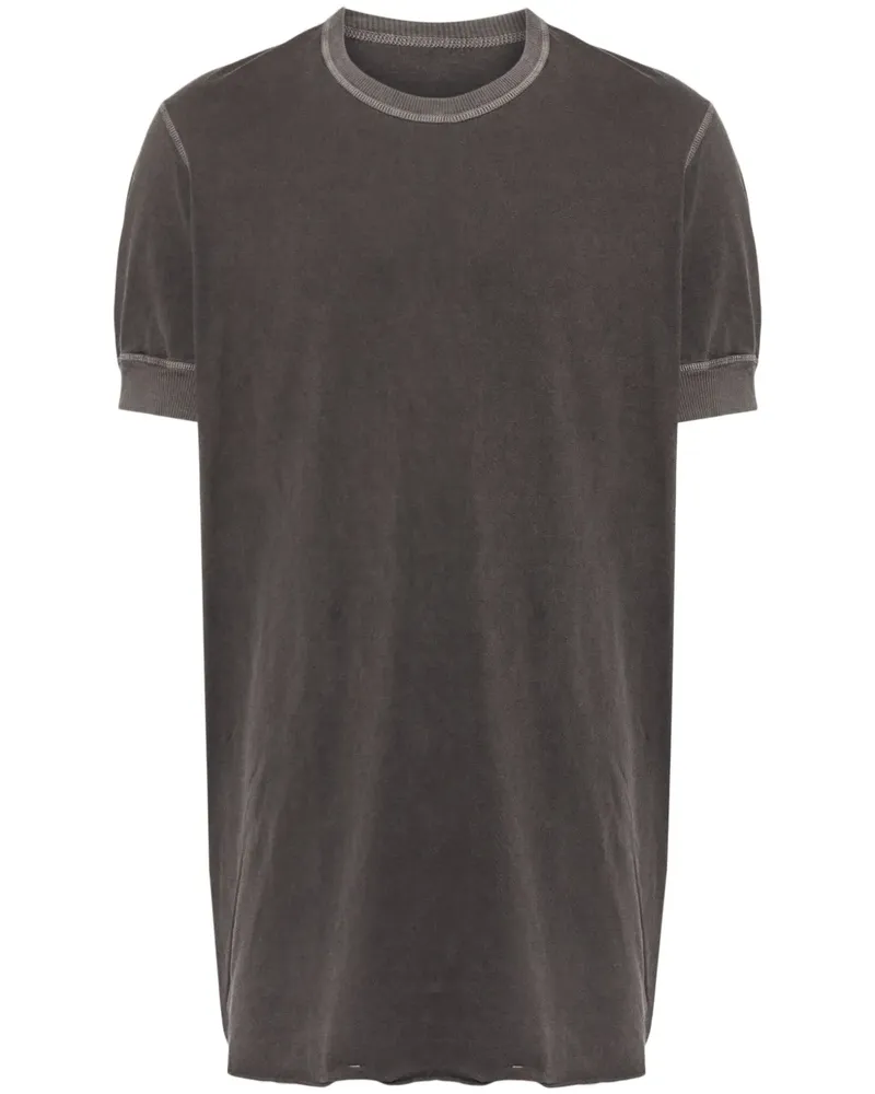 Boris Bidjan Saberi T-Shirt mit Rundhalsausschnitt - Grau Grau