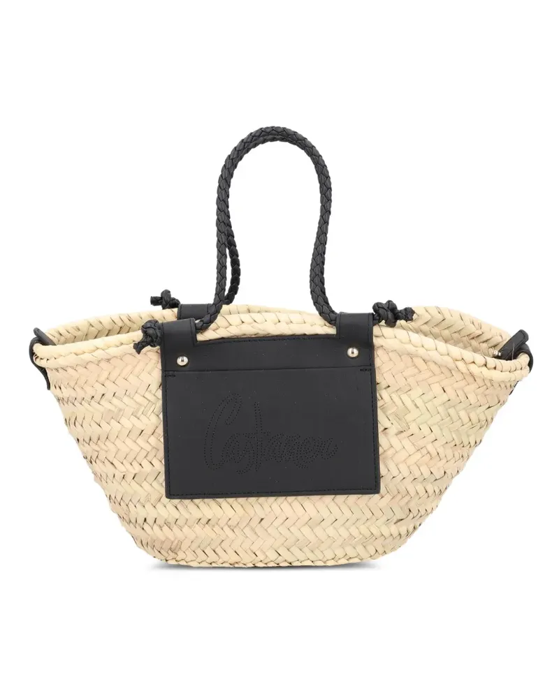 Castañer logo-detail tote bag - Nude Nude