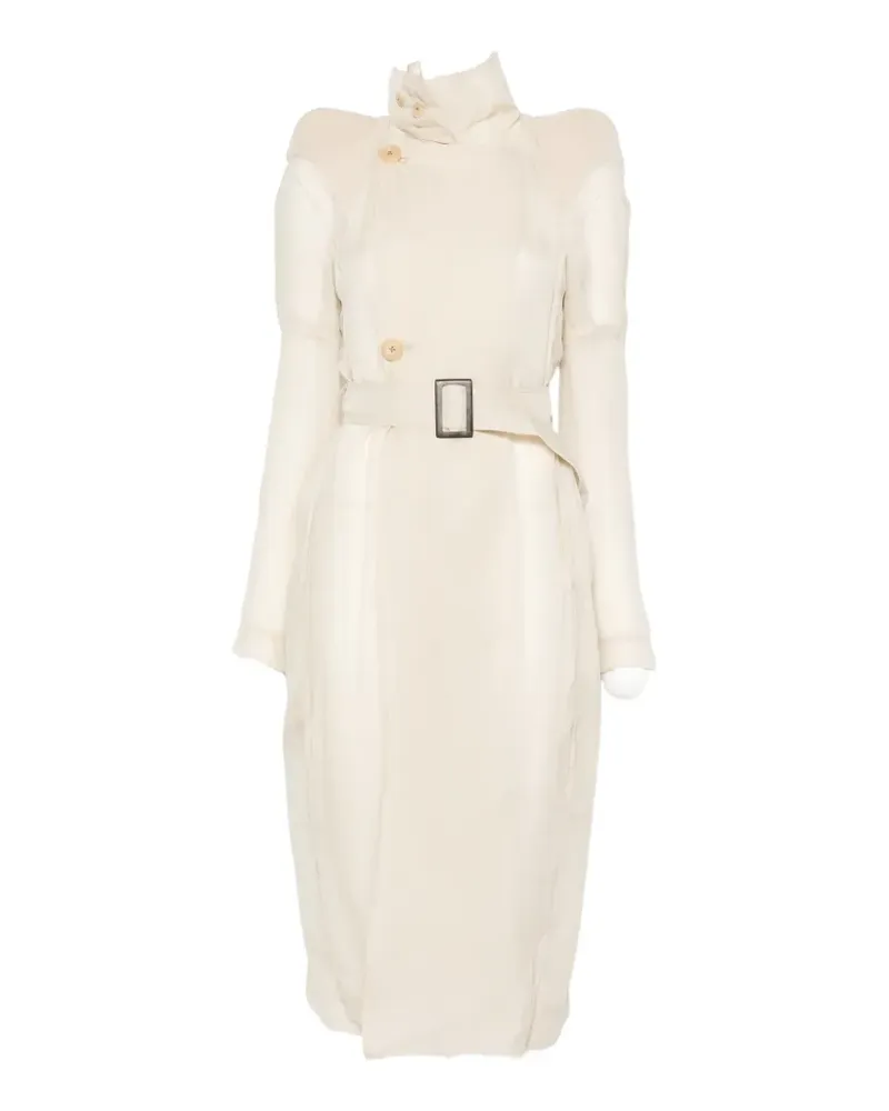 Rick Owens Maria trench coat - Nude Nude