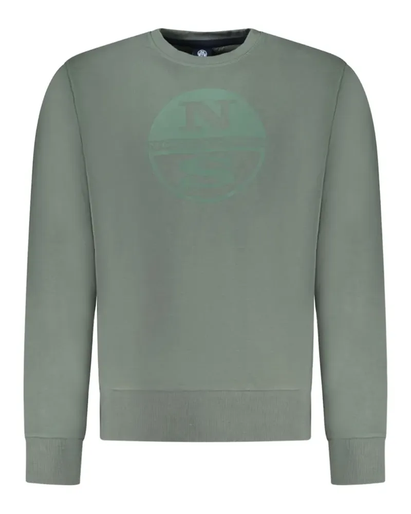 North Sails logo-print sweatshirt - Grün Grün