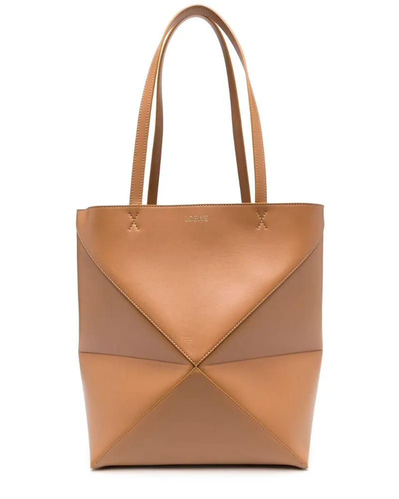 Loewe Mittelgroße Puzzle Fold Handtasche - Braun Braun