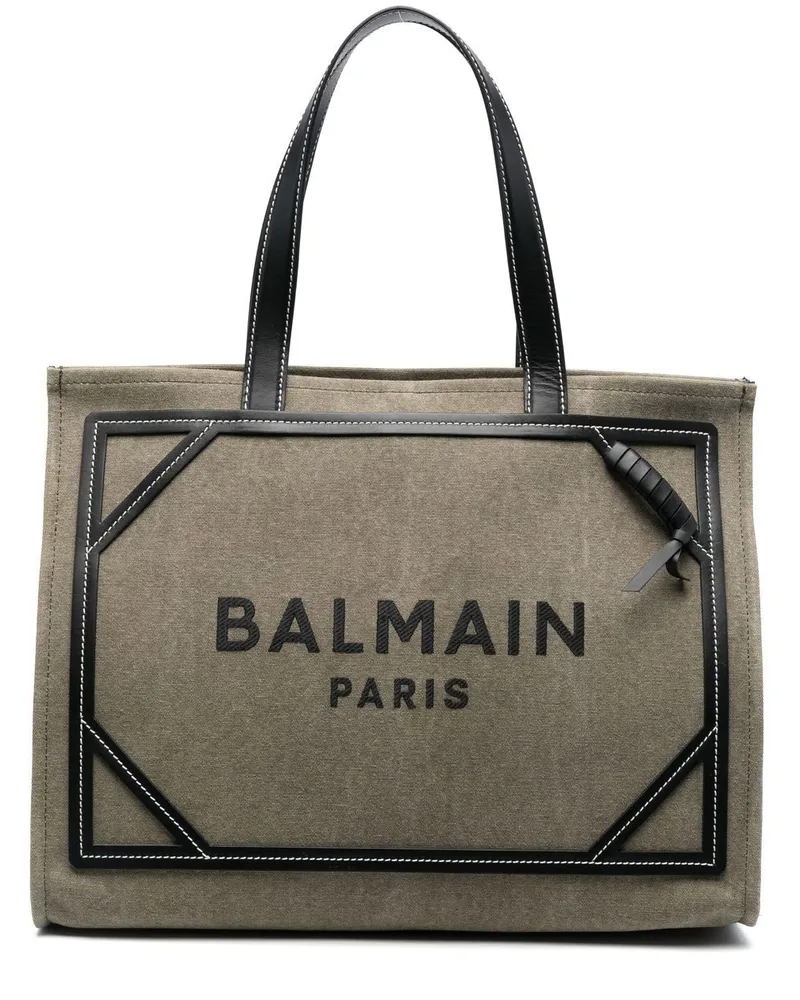Balmain B-Army Handtasche - Grün Grün