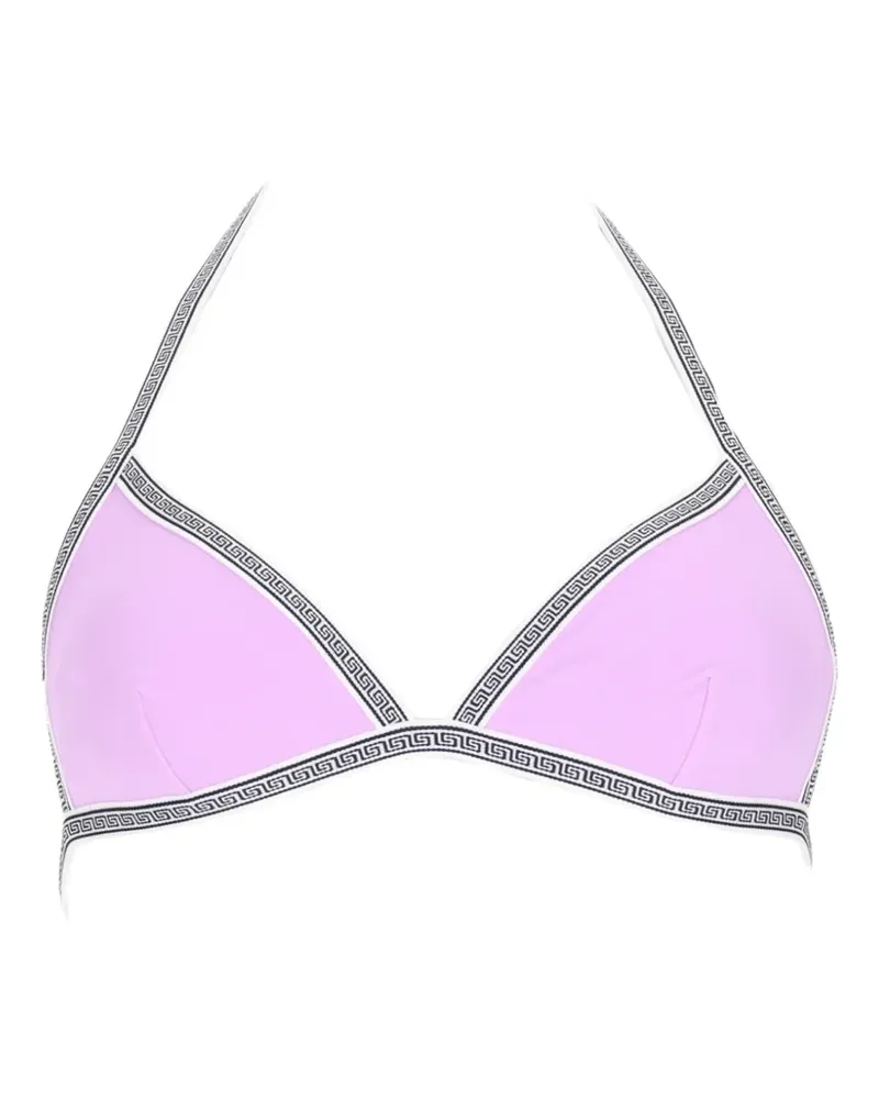 Versace Greca-border bikini top - Violett Violett