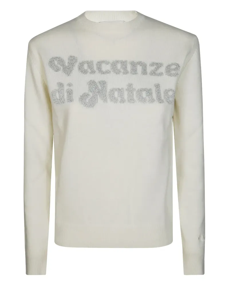 MC2 Saint Barth Pullover mit rundem Ausschnitt - Weiß Weiß