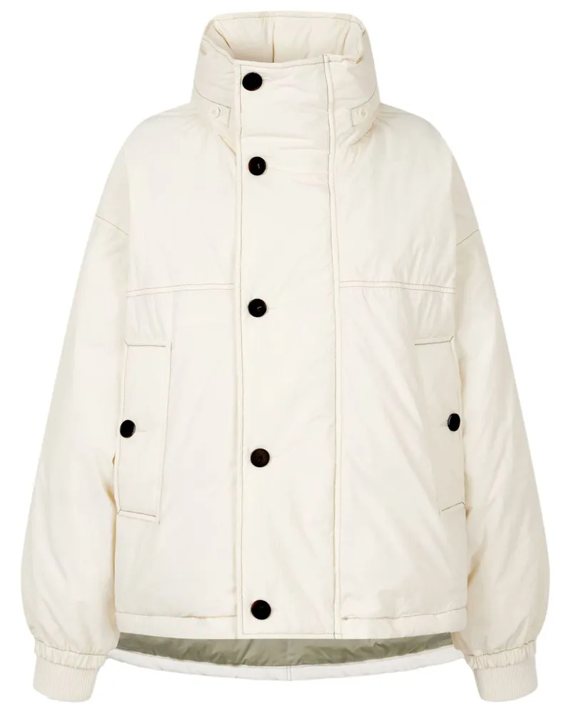 STUDIO TOMBOY Daunenjacke mit abnehmbarer Kapuze - Weiß Weiß
