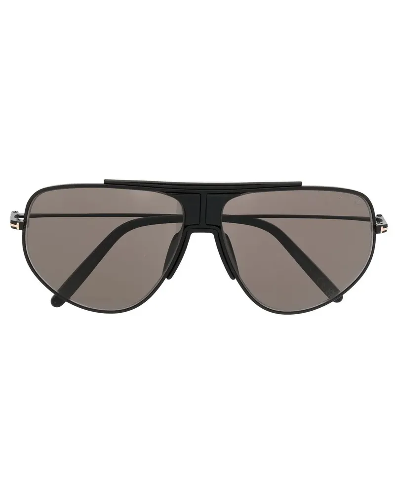 Tom Ford Addison Pilotenbrille - Schwarz Schwarz