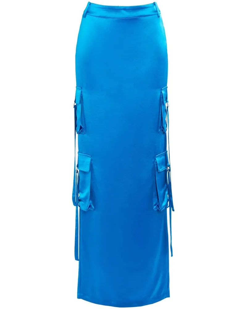 Retrofête Maelie' Rock mit aufgesetzten Taschen - Blau Blau