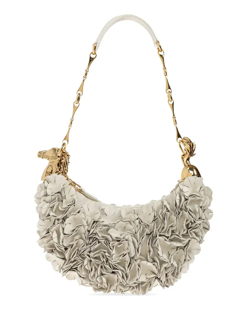 Chloé floral-appliqué shoulder bag - Nude Nude