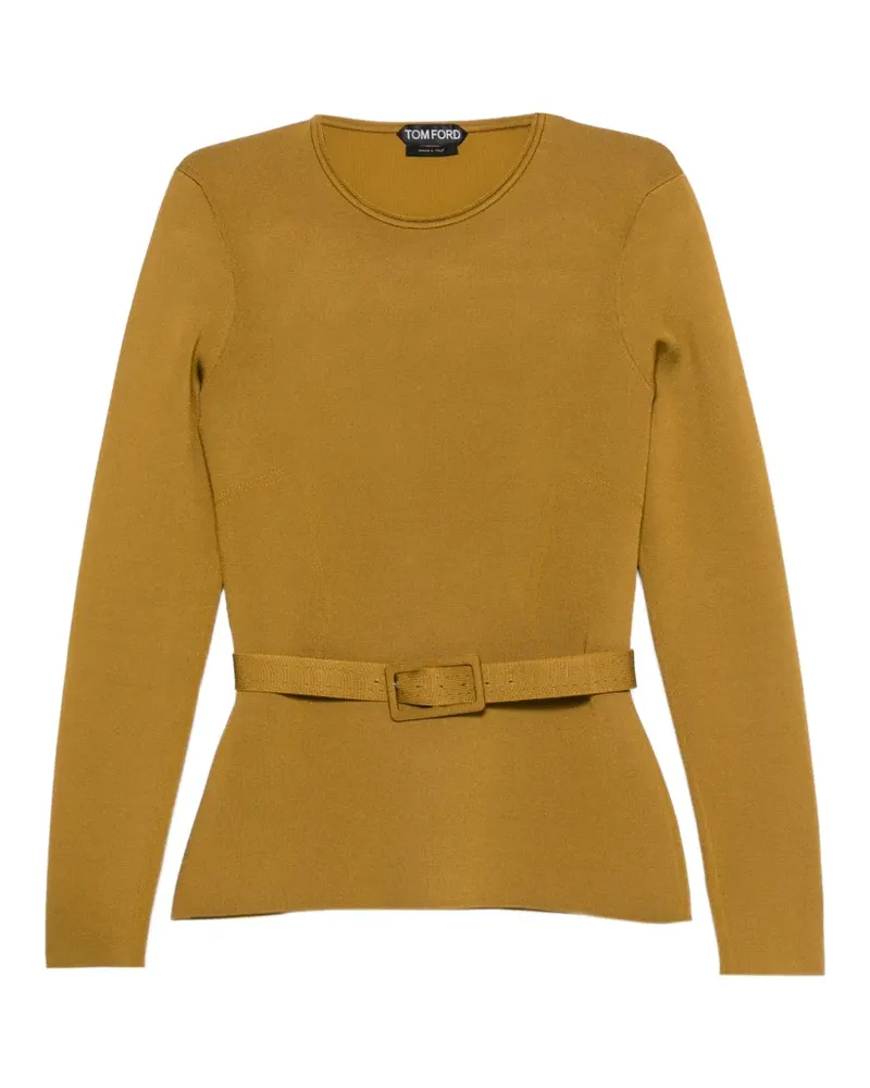 Tom Ford Langärmeliger Pullover - Nude Nude