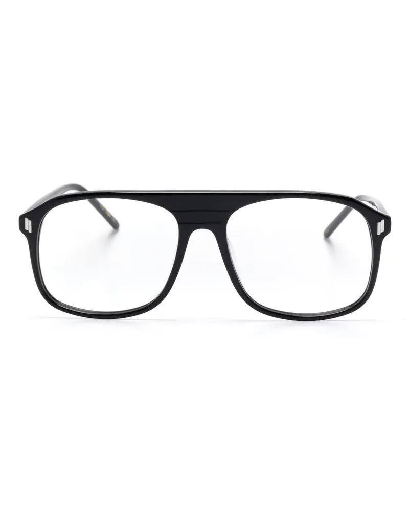 Lesca Club Brille - Schwarz Schwarz