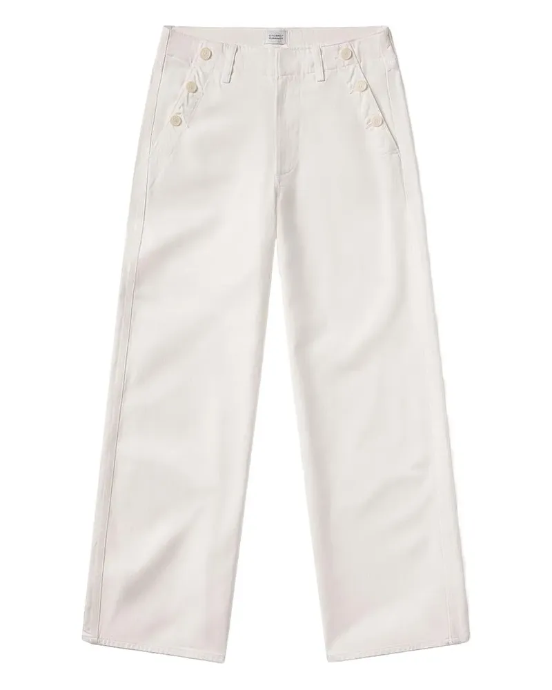 Citizens of humanity button-fastening trousers - Weiß Weiß