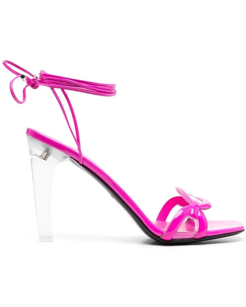 Valentino Garavani Sandalen mit Knöchelriemen - Rosa Rosa
