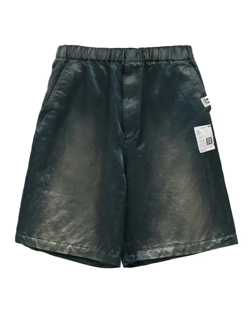 MIHARAYASUHIRO Sun Faded Shorts aus Satin - Grün Grün