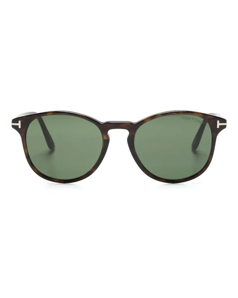Tom Ford Lewis Sonnenbrille mit rundem Gestell - Braun Braun