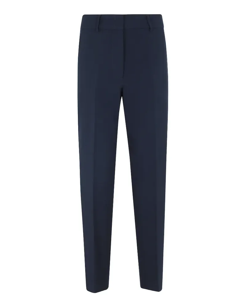 Seventy pressed-crease carrot trousers - Blau Blau