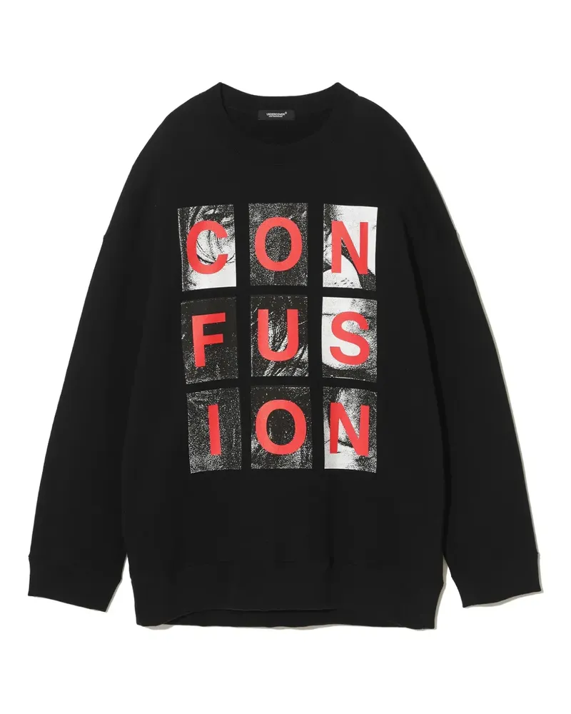 Undercover Sweatshirt mit grafischem Print - Schwarz Schwarz
