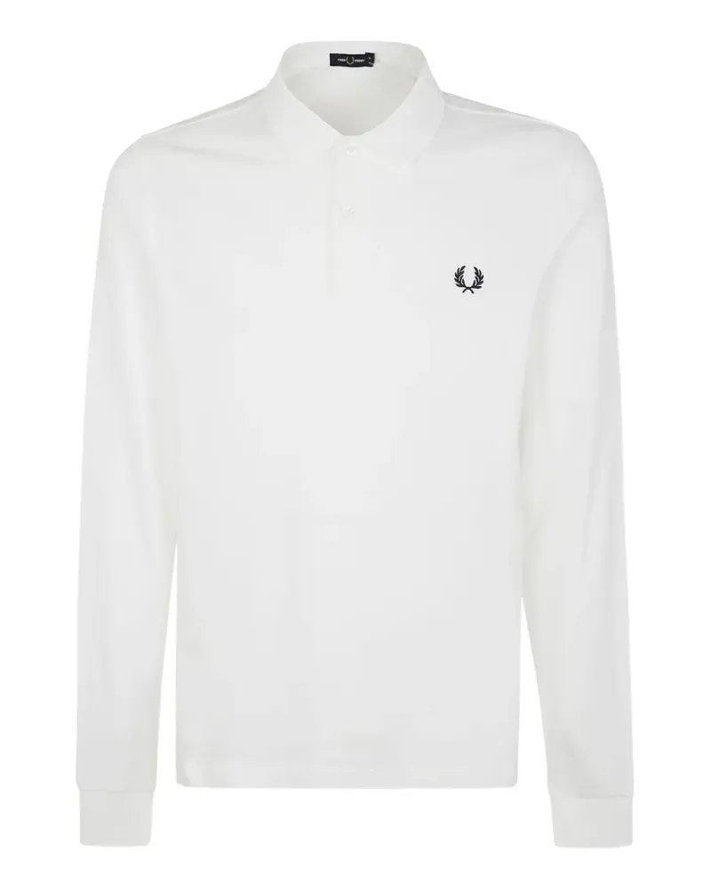 Fred Perry long-sleeve polo shirt - Weiß Weiß