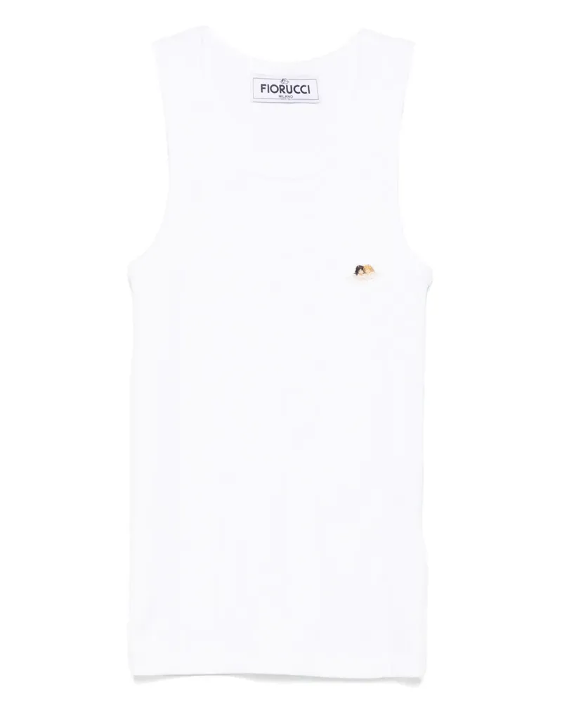 Fiorucci Angel Patch Tanktop - Weiß Weiß