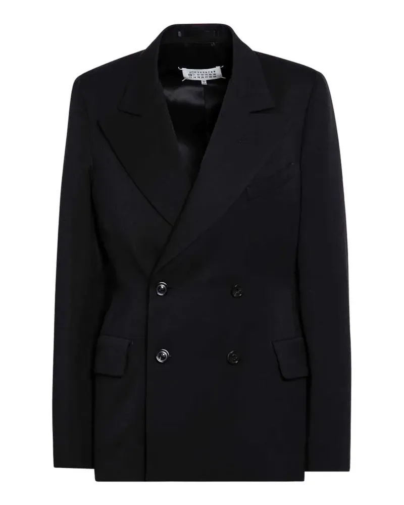 Maison Margiela double-breasted blazer - Schwarz Schwarz