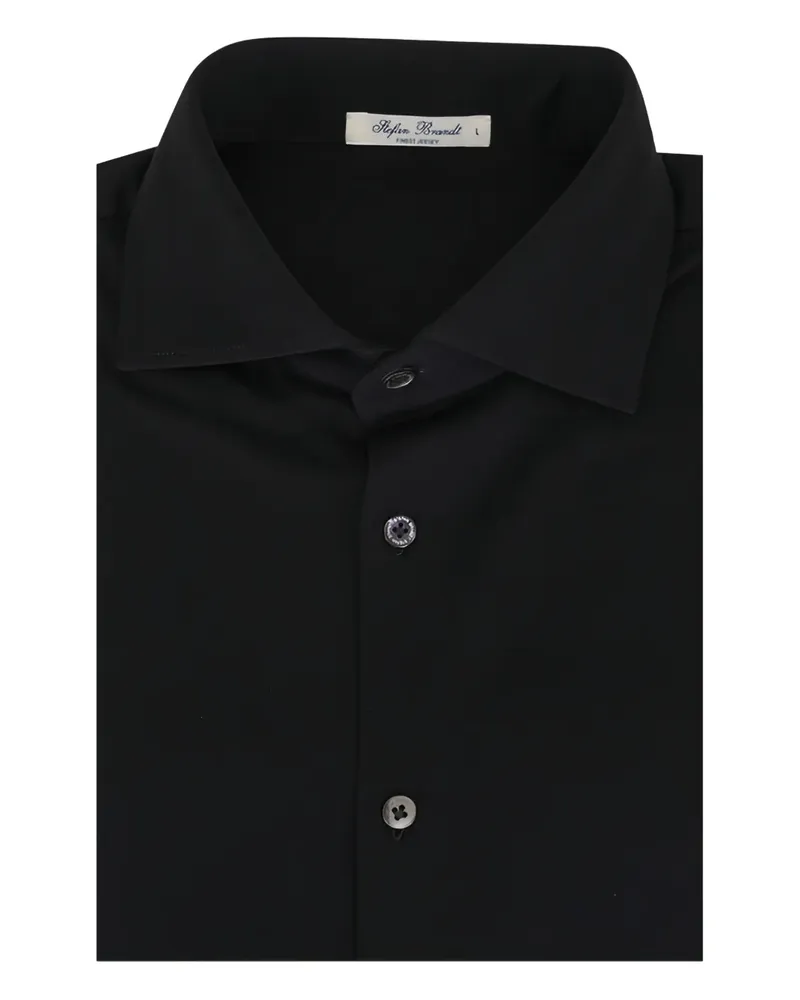 Stefan Brandt Klassisches Hemd - Schwarz Schwarz