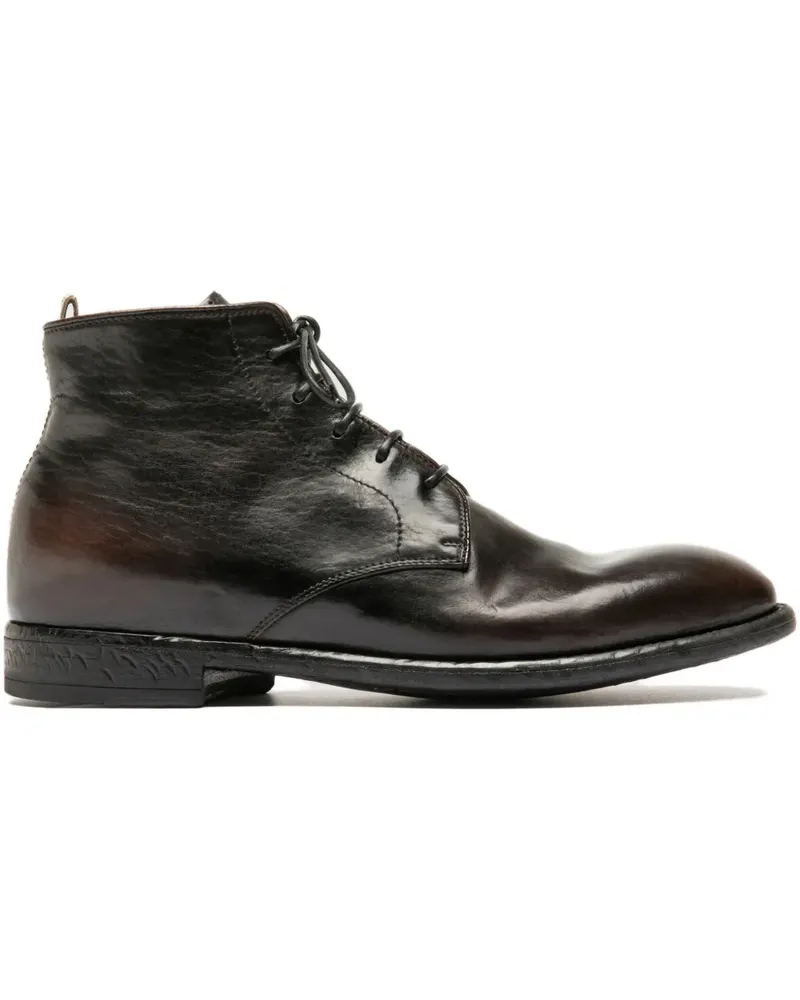 Officine Creative Italia Emory Schnürstiefel - Schwarz Schwarz