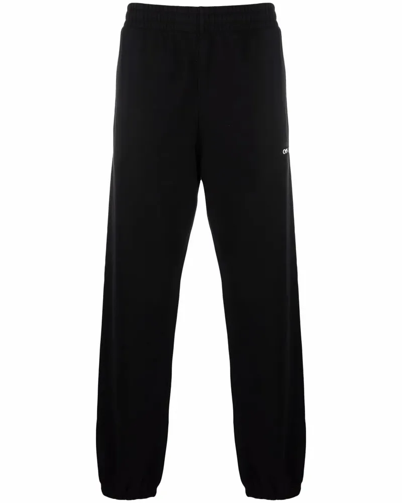 OFF-WHITE Wave Diagonal Jogginghose - Schwarz Schwarz