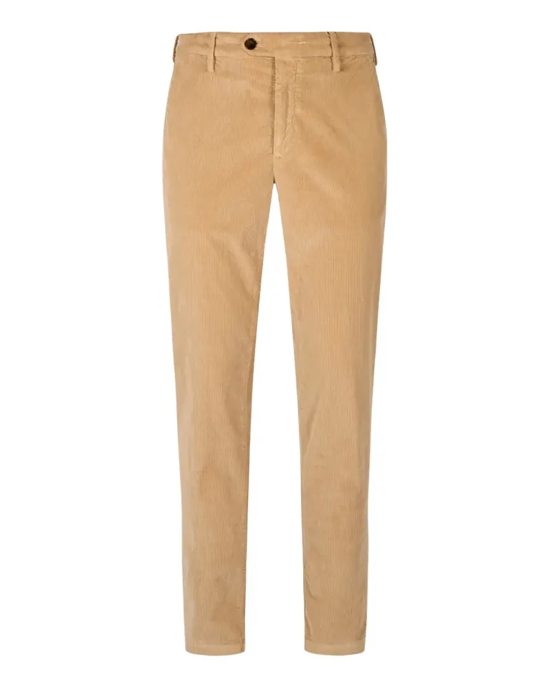 Canali corduroy-textured trousers - Nude Nude