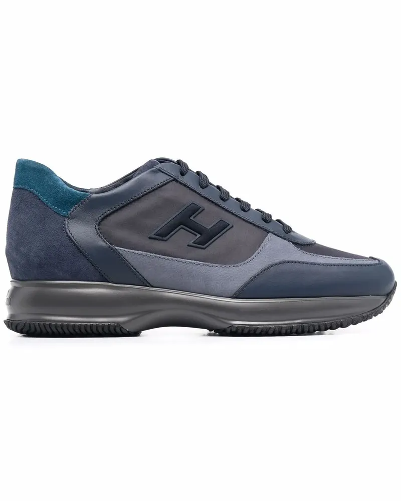 Hogan Sneakers mit Einsätzen - Blau Blau