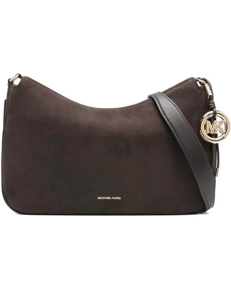 Michael Kors Abgerundete Schultertasche - Braun Braun