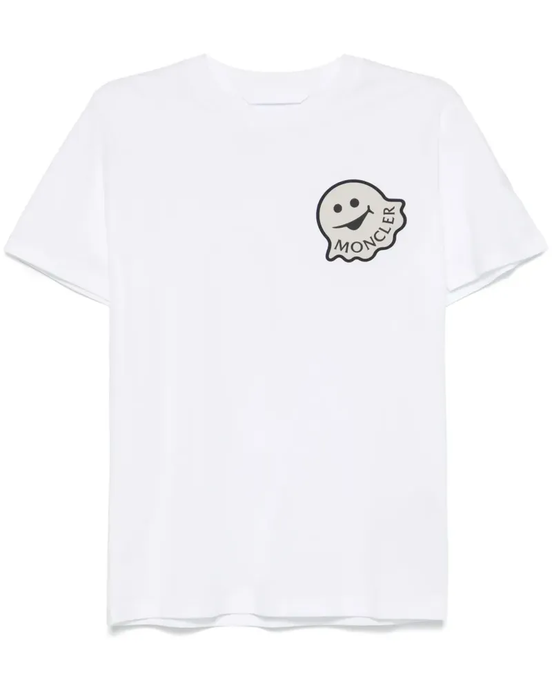 Moncler Klassisches T-Shirt - Weiß Weiß