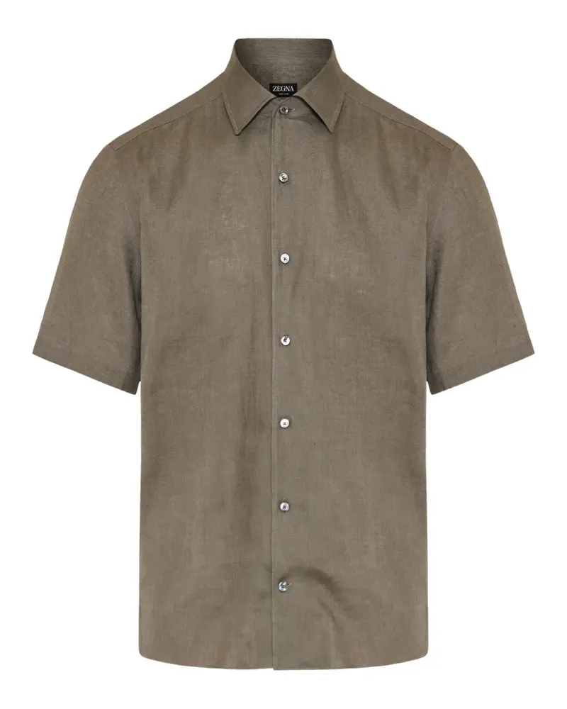 Ermenegildo Zegna button-up shirt - Braun Braun