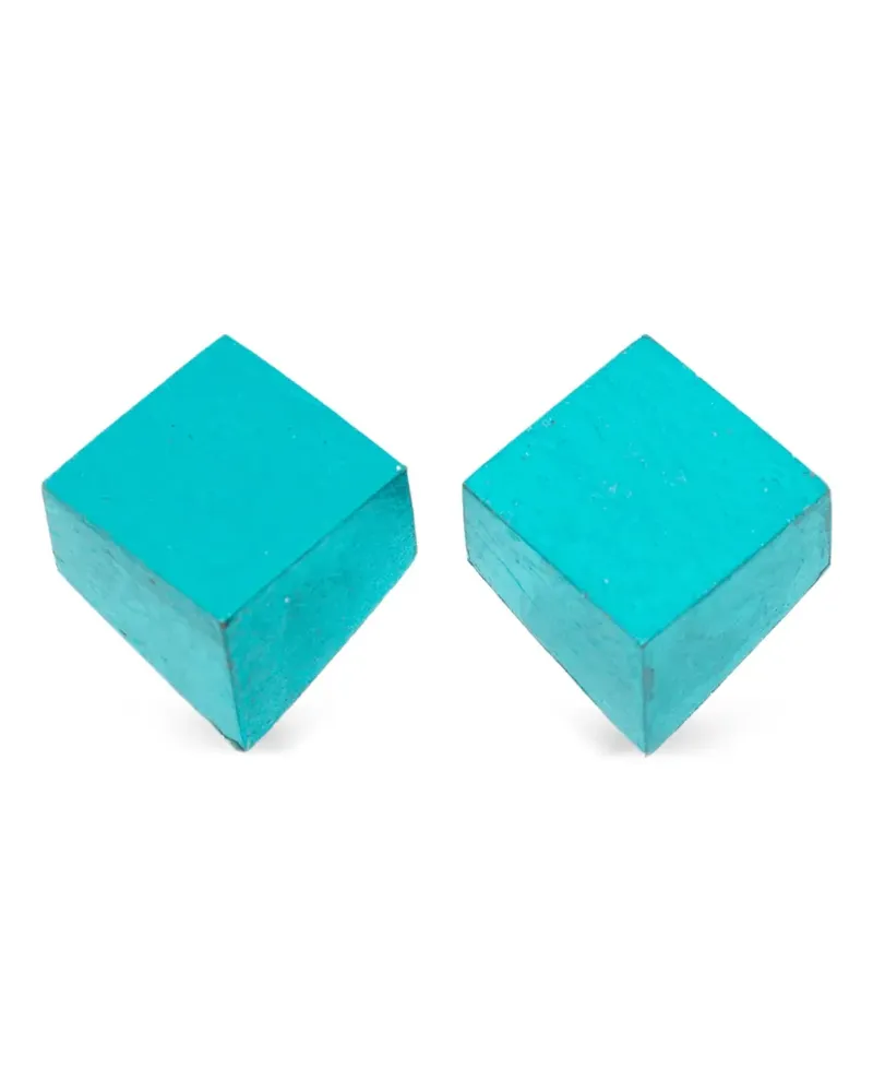 Monies Geometrische Venia Ohrringe - Blau Blau