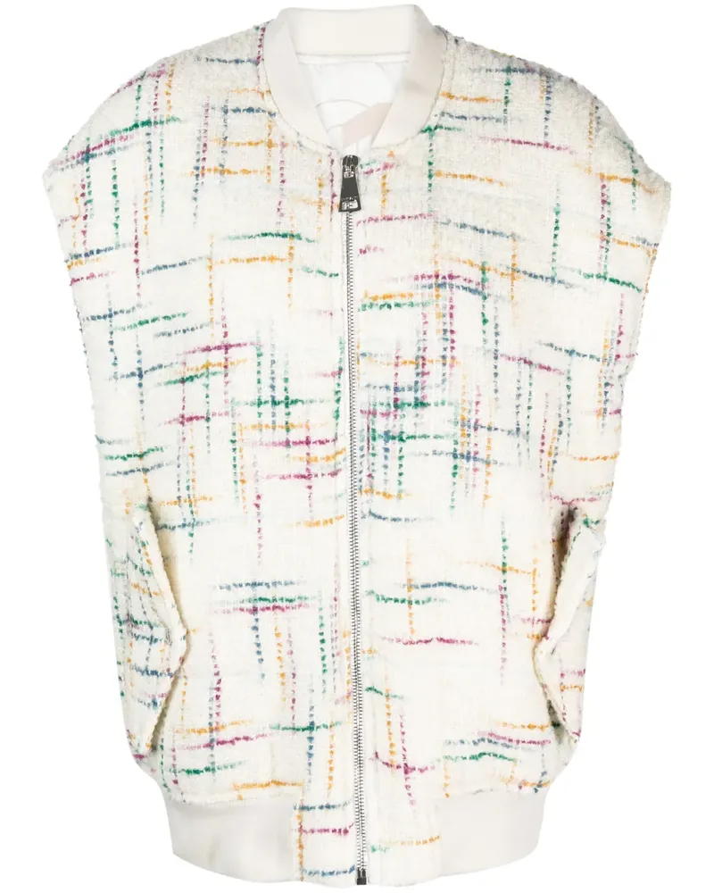 KHRISJOY Bomberjacke im Oversized-Look - Weiß Weiß