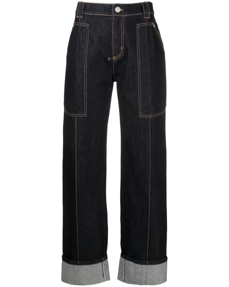 Alexander McQueen Jeans mit geradem Bein - Blau Blau