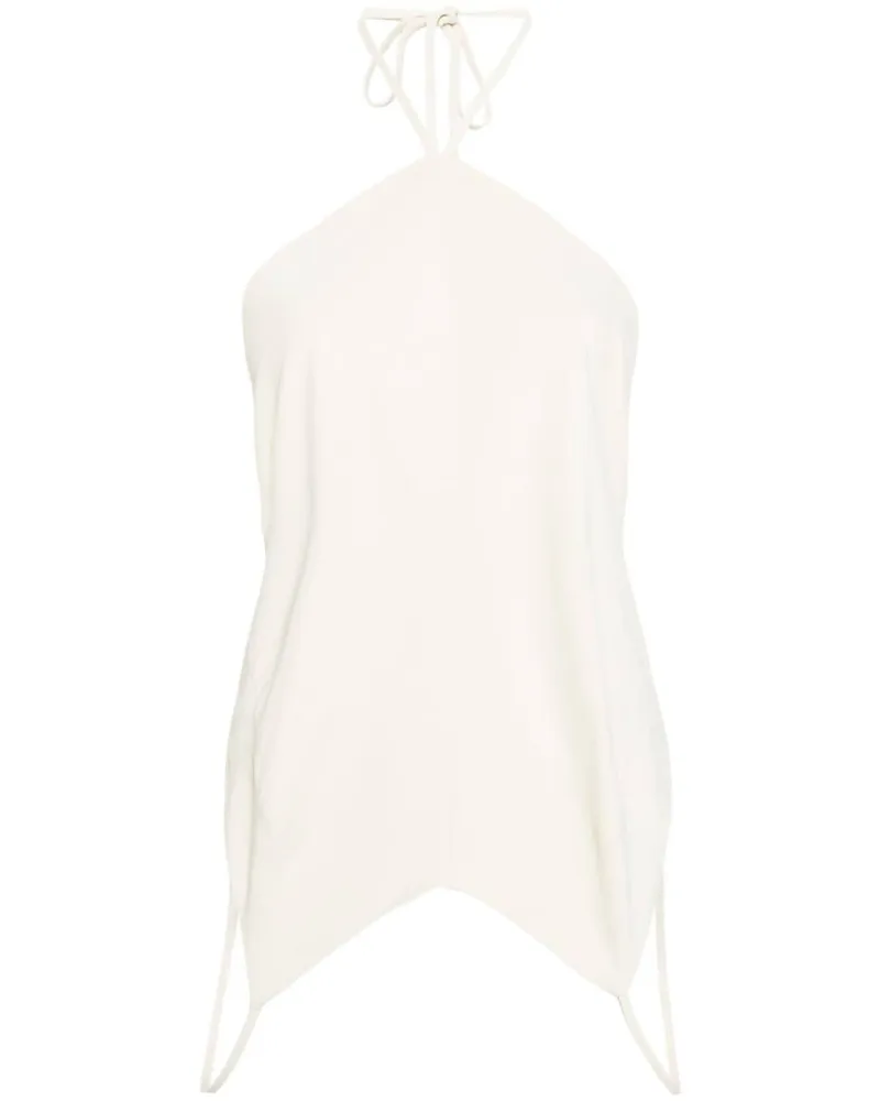 Viktor & Rolf Upside-down Krepptop - Nude Nude