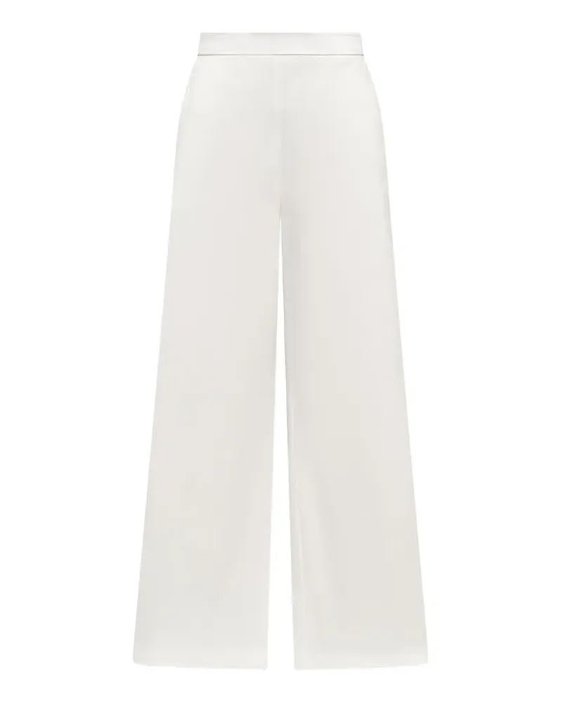 Maliparmi topstitched flared trousers - Weiß Weiß