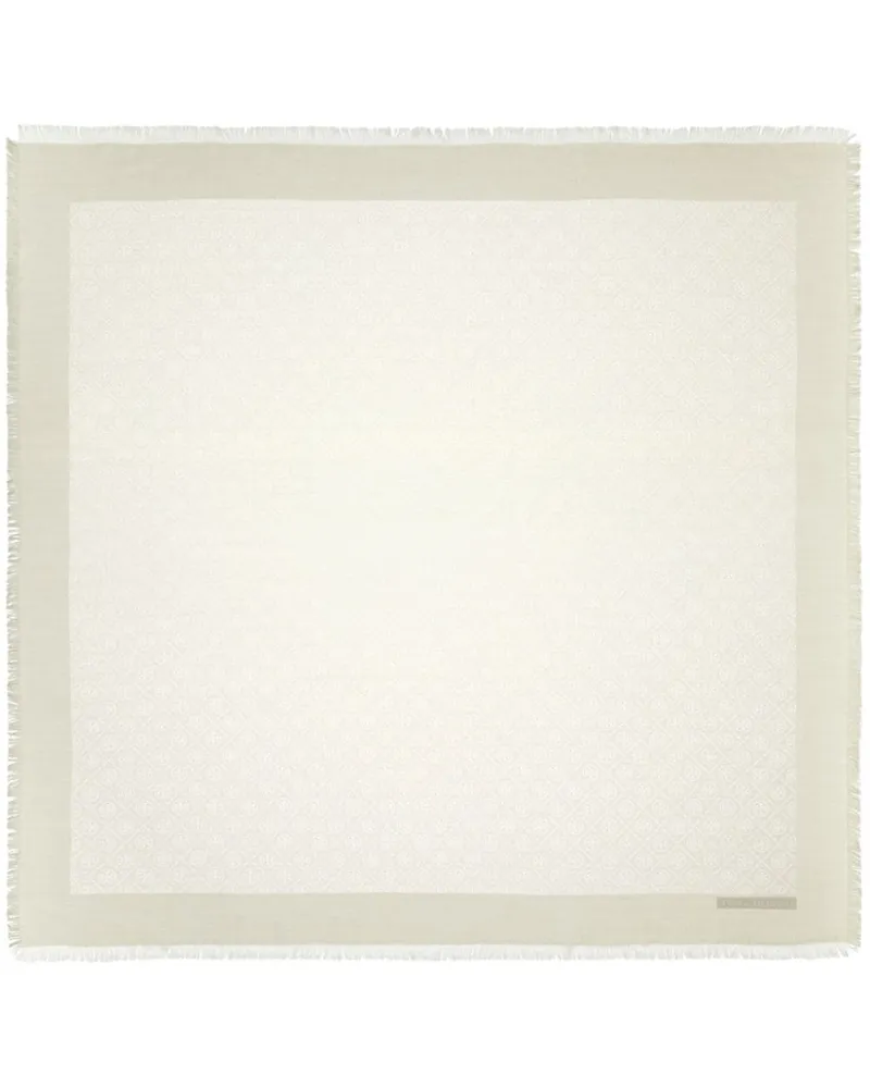 Tory Burch Schal mit Medaillon-Stickerei - Nude Nude