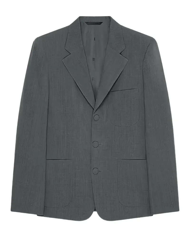 Givenchy Einreihige Schoolboy Jacke - Grau Grau