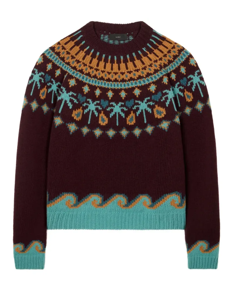 Alanui Sweet Winter Pullover mit Raglanärmeln - Rot Rot
