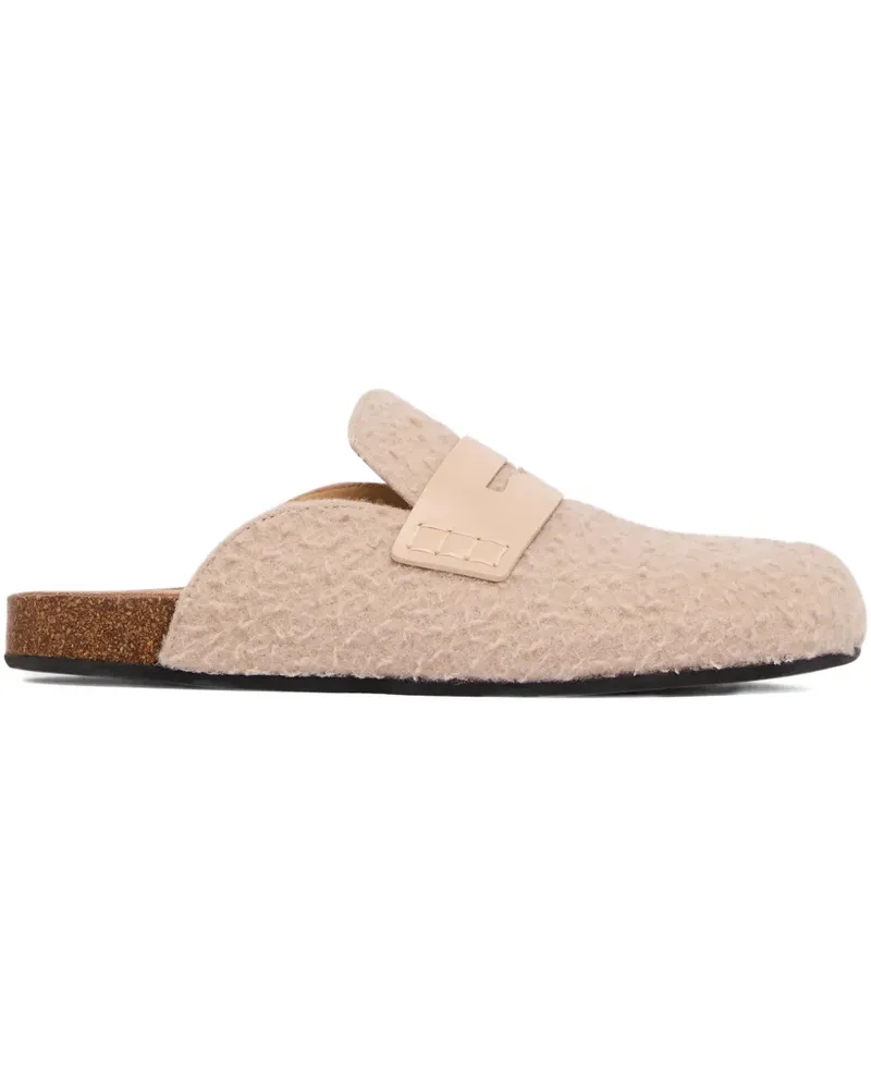 J.W.Anderson Loafer aus Filz - Nude Nude