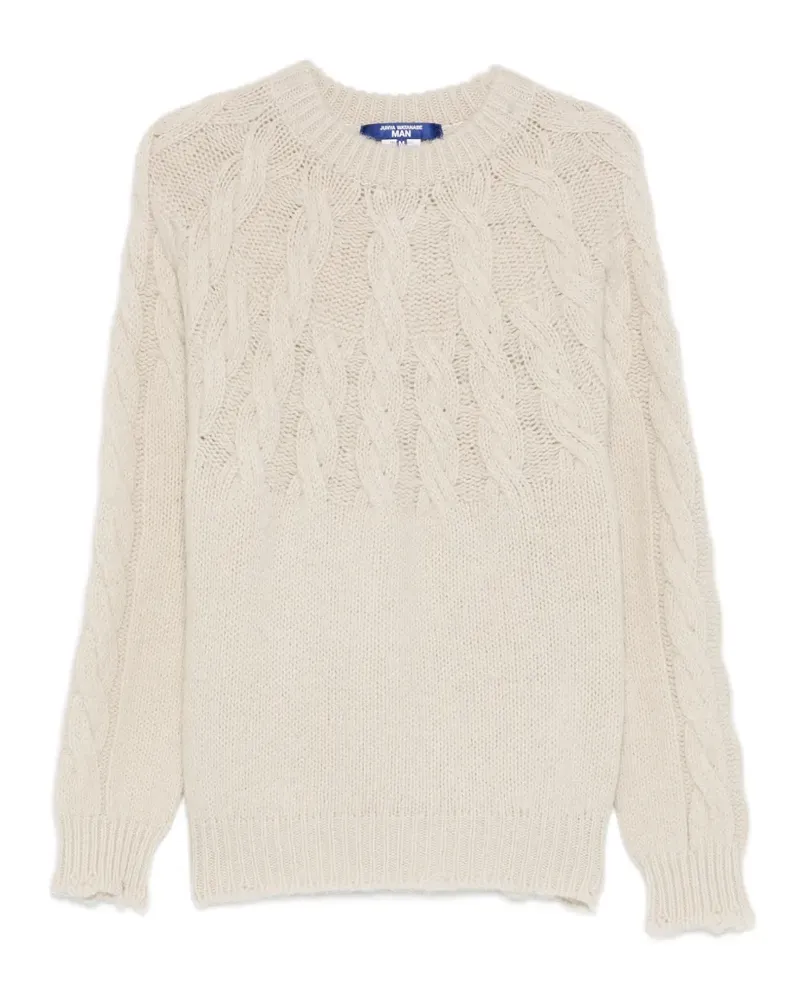 Junya Watanabe Pullover mit Zopfmuster - Nude Nude