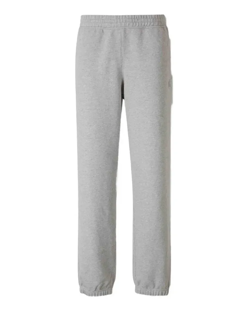 Burberry check-pattern track pants - Grau Grau
