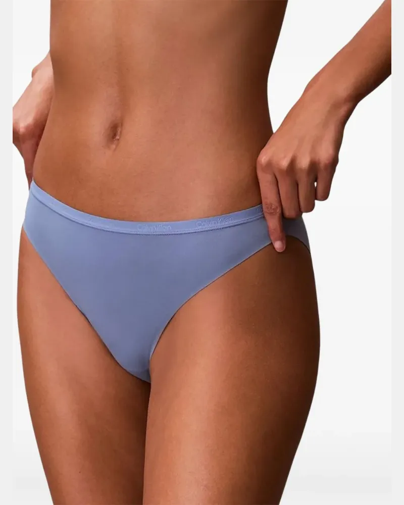 Calvin Klein Slip mit Logo-Bund - Blau Blau