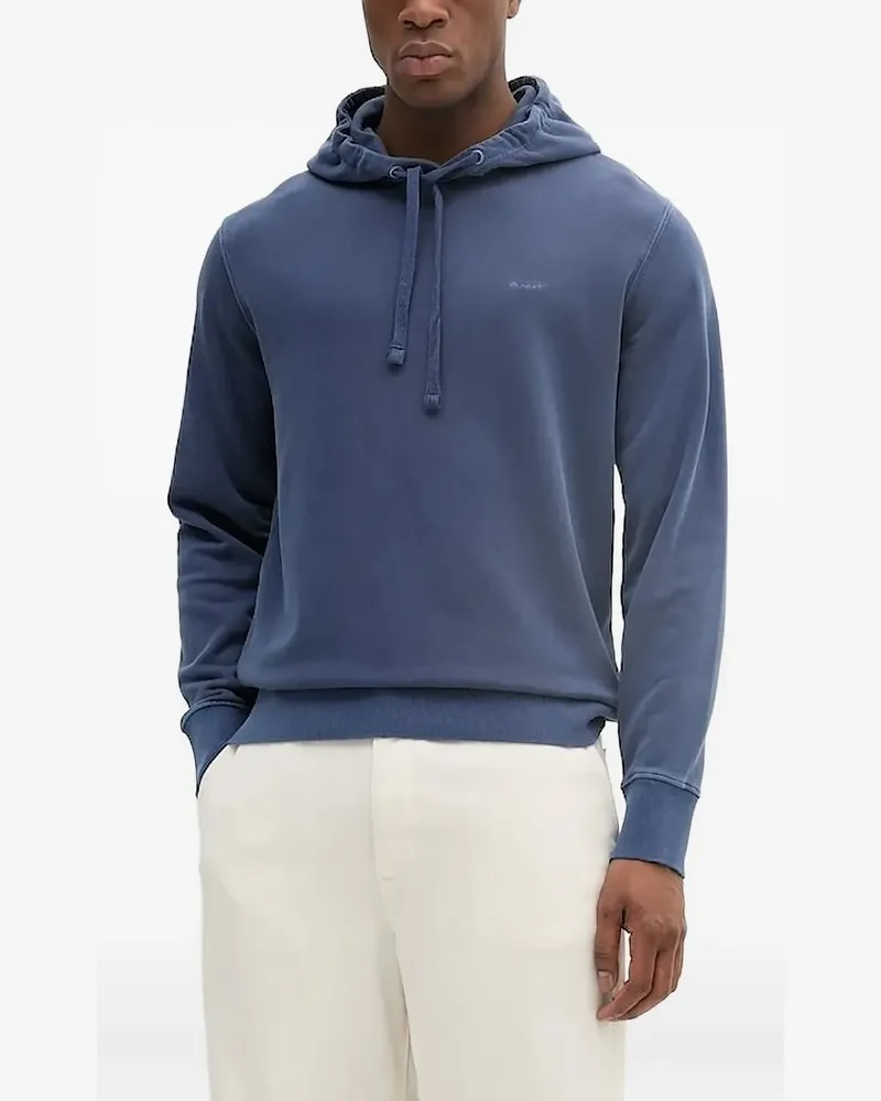 Gant Hoodie mit Kordelzug - Blau Blau