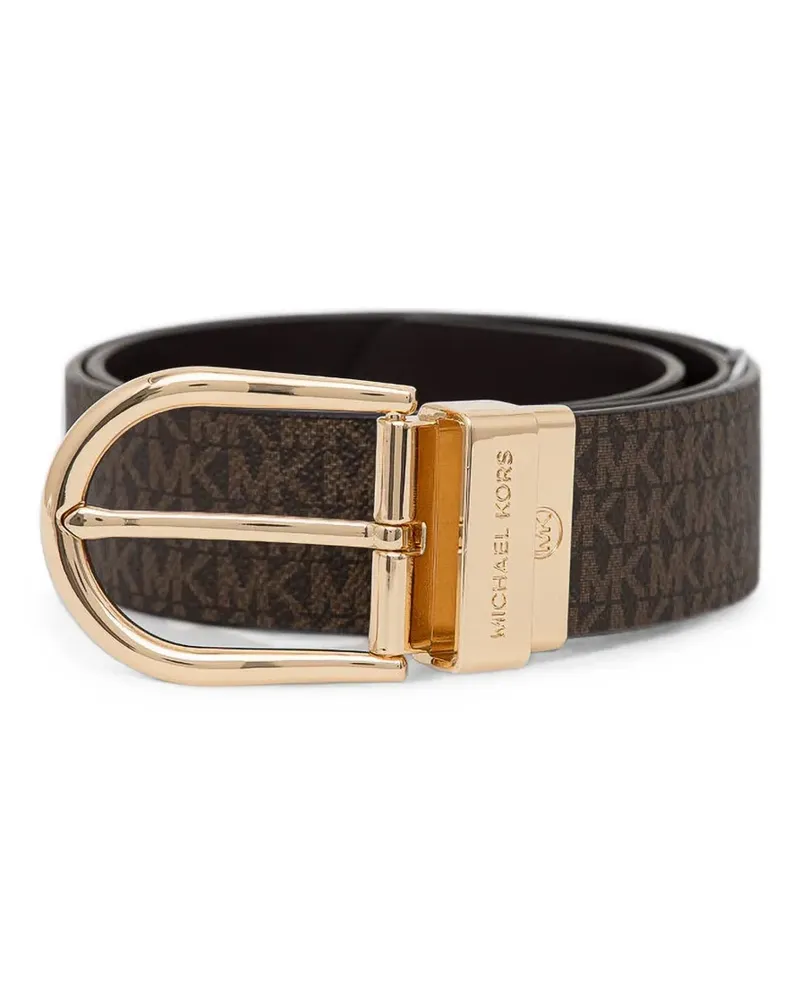 Michael Kors Wendbarer Gürtel mit Monogramm-Print - Braun Braun